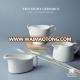 2017 New products hotel and restaurant ceramic tableware milk pot milk jug gravy boat