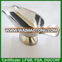 Resturant dinning table set stainless steel gravy boat